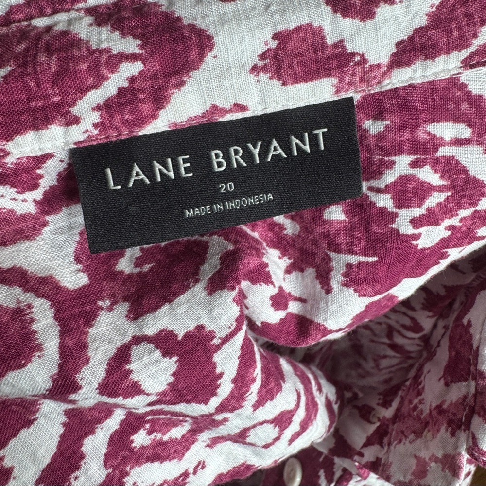 Ikat Patterned Boxy Top - Picture 6 of 6